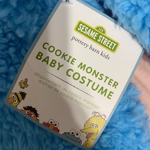 Pottery Barn Kids Blue Cookie Monster Costume - Picture 4 of 6